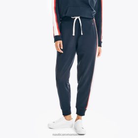 Nautica Romania | Nautica Jogger din fleece elastic colorblock ZZ2JN748 erica albastră stelară femeilor