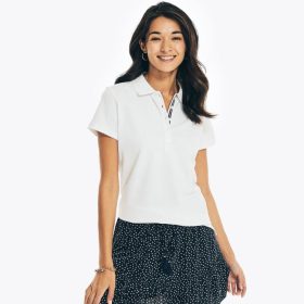 Nautica Romania | Nautica Polo cu 5 nasturi ZZ2JN732 alb strălucitor femeilor