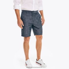 Nautica Romania | Nautica Scurt chambray de 8,5". ZZ2JN644 spalare denim albastru bărbați