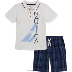 Nautica Romania | Nautica Set polo scurt 2 buc pentru copii mici ZZ2JN1252 Oyster Bay Blue