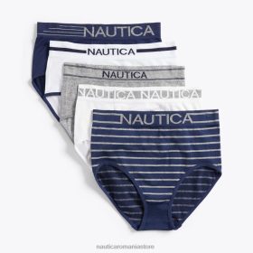 Nautica Romania | Nautica Slip cu logo fără cusături, pachet de 5 ZZ2JN1040 spalat alb antic femeilor