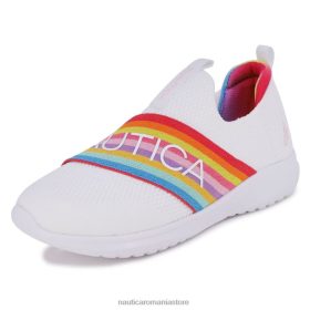 Nautica Romania | Nautica adidași cu șireturi pentru fete ZZ2JN1358 spalat alb antic