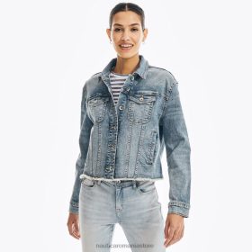 Nautica Romania | Nautica blugi co. jachetă din denim uzată ZZ2JN910 apă lângă piscină femeilor