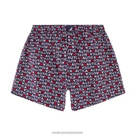 Nautica Romania | Nautica boxer țesut cu imprimeu logo ZZ2JN80 albastru delphinium bărbați