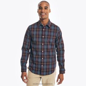 Nautica Romania | Nautica cămașă în carouri navtech trim fit ZZ2JN602 rio roșu bărbați