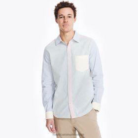 Nautica Romania | Nautica cămașă oxford în dungi ZZ2JN248 nite sea heather bărbați