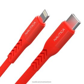 Nautica Romania | Nautica cablu fulger la usb-c de 7 ft ZZ2JN312 nautica rosu/portocaliu bărbați