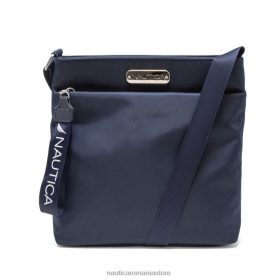 Nautica Romania | Nautica geantă crossbody din pânză de scafandru ZZ2JN882 erica albastru cărbune femeilor