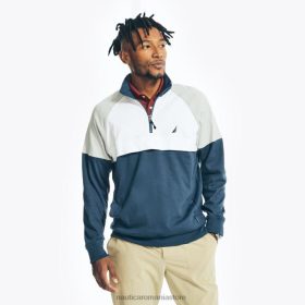 Nautica Romania | Nautica hanorac cu jumătate de fermoar navtech ZZ2JN186 albastru lapis bărbați