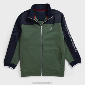 Nautica Romania | Nautica jachetă de sport cu fermoar complet, mare și înaltă ZZ2JN604 pădure de pini bărbați