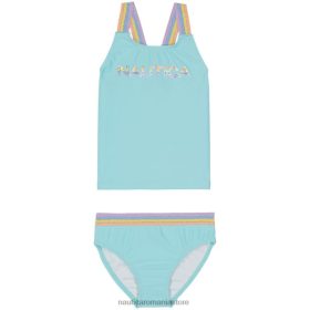 Nautica Romania | Nautica logo cu dungi multicolore și tankini cu bretele pentru fete (8-16) ZZ2JN1494 safir stea
