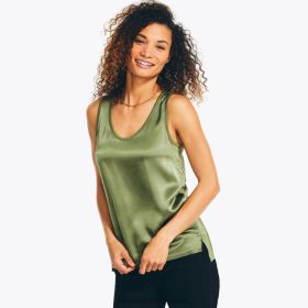 Nautica Romania | Nautica maiou din satin ZZ2JN974 viță de măslin femeilor