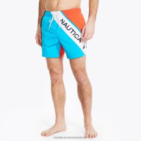 Nautica Romania | Nautica Înot cu uscare rapidă colorblock de 6 inchi ZZ2JN618 oceanul hawaian bărbați