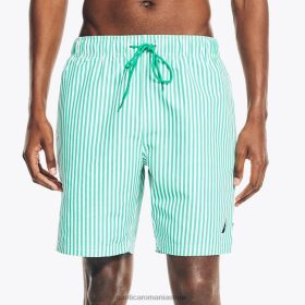 Nautica Romania | Nautica Înot cu uscare rapidă imprimat de 8" realizat în mod durabil ZZ2JN462 mărar întunecat bărbați