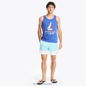 Nautica Romania | Nautica Înot cu uscare rapidă în dungi de 6" realizat în mod durabil ZZ2JN358 înger albastru bărbați