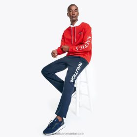 Nautica Romania | Nautica pantalon de trening cu fleece cu logo ZZ2JN44 marina bărbați