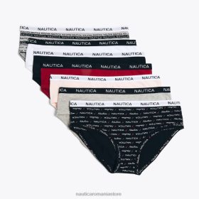 Nautica Romania | Nautica pantaloni scurți hipster cu logo, pachet de 7 ZZ2JN814 negru femeilor