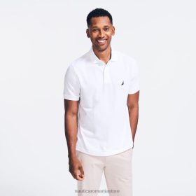 Nautica Romania | Nautica polo clasic cu punte ZZ2JN6 alb strălucitor bărbați