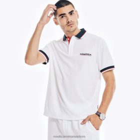 Nautica Romania | Nautica polo de competiție, realizat în mod durabil, cu potrivire clasică ZZ2JN674 alb strălucitor bărbați