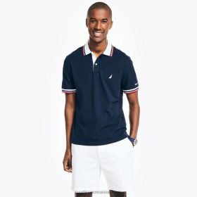 Nautica Romania | Nautica polo solid cu potrivire clasică ZZ2JN18 marina bărbați