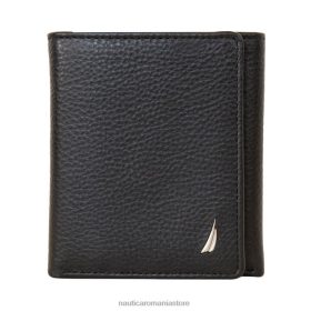Nautica Romania | Nautica portofel de trecere din piele cu capacitate suplimentară ZZ2JN268 negru bărbați