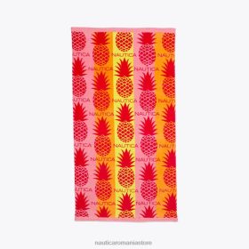 Nautica Romania | Nautica prosop de plajă cu imprimeu ananas ZZ2JN250 fundă visiniu bărbați
