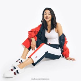 Nautica Romania | Nautica reeditează pantaloni cu tragere colorblock ZZ2JN968 erica albastră stelară femeilor