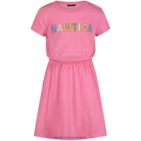 Nautica Romania | Nautica rochie curcubeu pentru fetițe mici (2t-4t) ZZ2JN1482 portocaliu decolorat