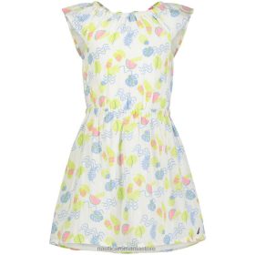 Nautica Romania | Nautica rochie de zi de plajă pentru fete mici (2t-4t) ZZ2JN1528 spalat alb antic