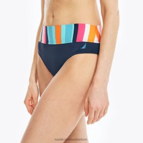 Nautica Romania | Nautica slip de baie pliabil cu dungi ZZ2JN1036 roz garoafa femeilor