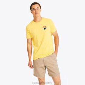 Nautica Romania | Nautica tricou cu grafic surf mare și înalt, realizat în mod sustenabil ZZ2JN582 vanilie frantuzeasca bărbați