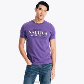 Nautica Romania | Nautica tricou grafic al diviziei de navigație realizat în mod durabil ZZ2JN96 ciredeaua bărbați
