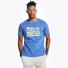 Nautica Romania | Nautica tricou grafic n-83 realizat în mod durabil ZZ2JN384 nite sea heather bărbați