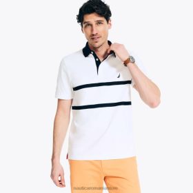 Nautica Romania | Nautica tricou polo de rugby cu potrivire clasică ZZ2JN392 alb strălucitor bărbați