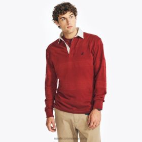 Nautica Romania | Nautica tricou polo rugby cu maneca lunga ZZ2JN638 pepene galben bărbați