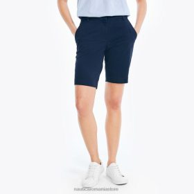 Nautica Romania Store | Nautica 10" stretch-twill scurt ZZ2JN743 erica albastră stelară femeilor