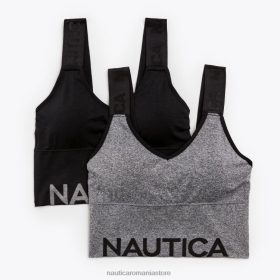Nautica Romania Store | Nautica Brami cu paragate fără sudură, pachet de 2 ZZ2JN971 albastru pal femeilor