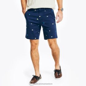 Nautica Romania Store | Nautica Scurt deck imprimat de 8,5 inchi ZZ2JN447 albastru lapis bărbați