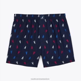 Nautica Romania Store | Nautica boxer țesut cu imprimeu homar ZZ2JN111 naragansett spalare gri bărbați