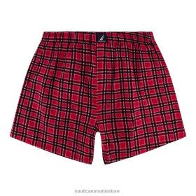 Nautica Romania Store | Nautica boxer țesut în carouri ZZ2JN165 roșu clasic bărbați
