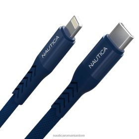 Nautica Romania Store | Nautica cablu fulger la usb-c de 7 ft ZZ2JN899 cămașă de lucru albastră bărbați