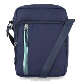 Nautica Romania Store | Nautica geantă crossbody din nailon ZZ2JN901 cămașă de lucru albastră femeilor