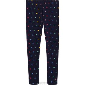 Nautica Romania Store | Nautica jambiere inimă pentru fete mici (2t-4t) ZZ2JN1359 marina