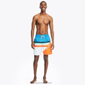 Nautica Romania Store | Nautica Înot cu dungi de 8" cu uscare rapidă ZZ2JN609 momeala rosie bărbați