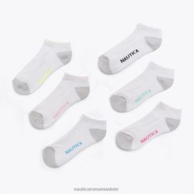 Nautica Romania Store | Nautica șosete atletice decoltate, pachet de 6 ZZ2JN797 multi femeilor
