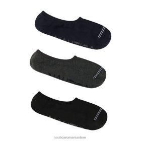 Nautica Romania Store | Nautica șosete cu căptușeală de pantofi, pachet de 3 ZZ2JN73 multi bărbați