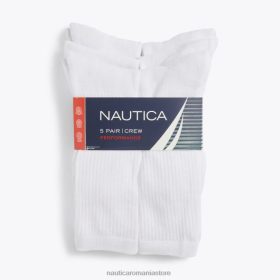 Nautica Romania Store | Nautica șosete pentru echipajul atletic, pachet de 5 ZZ2JN125 porumbel bărbați
