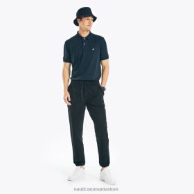 Nautica Romania Store | Nautica pantalon de performanță mare și înalt navtech, realizat în mod sustenabil ZZ2JN531 negru adevărat bărbați