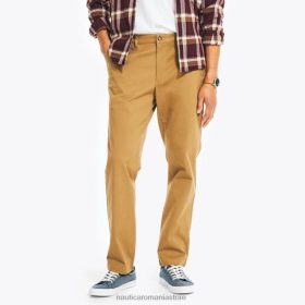 Nautica Romania Store | Nautica pantaloni cu potrivire clasica ZZ2JN599 maro de stridii bărbați