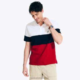 Nautica Romania Store | Nautica polo clasic cu bloc de culoare ZZ2JN11 nautica rosie bărbați